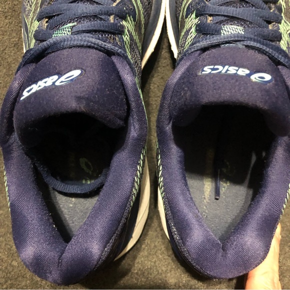 Asics Gel Nimbus 20 Running Shoes Women’s Size 7.5 Athletic Sneakers Blue Green - Picture 5 of 10